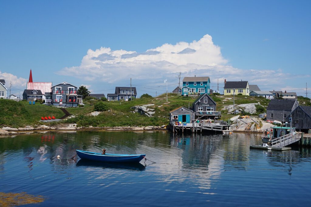 Darstellung von Nova Scotia für "Heimkehr nach Whale Island"